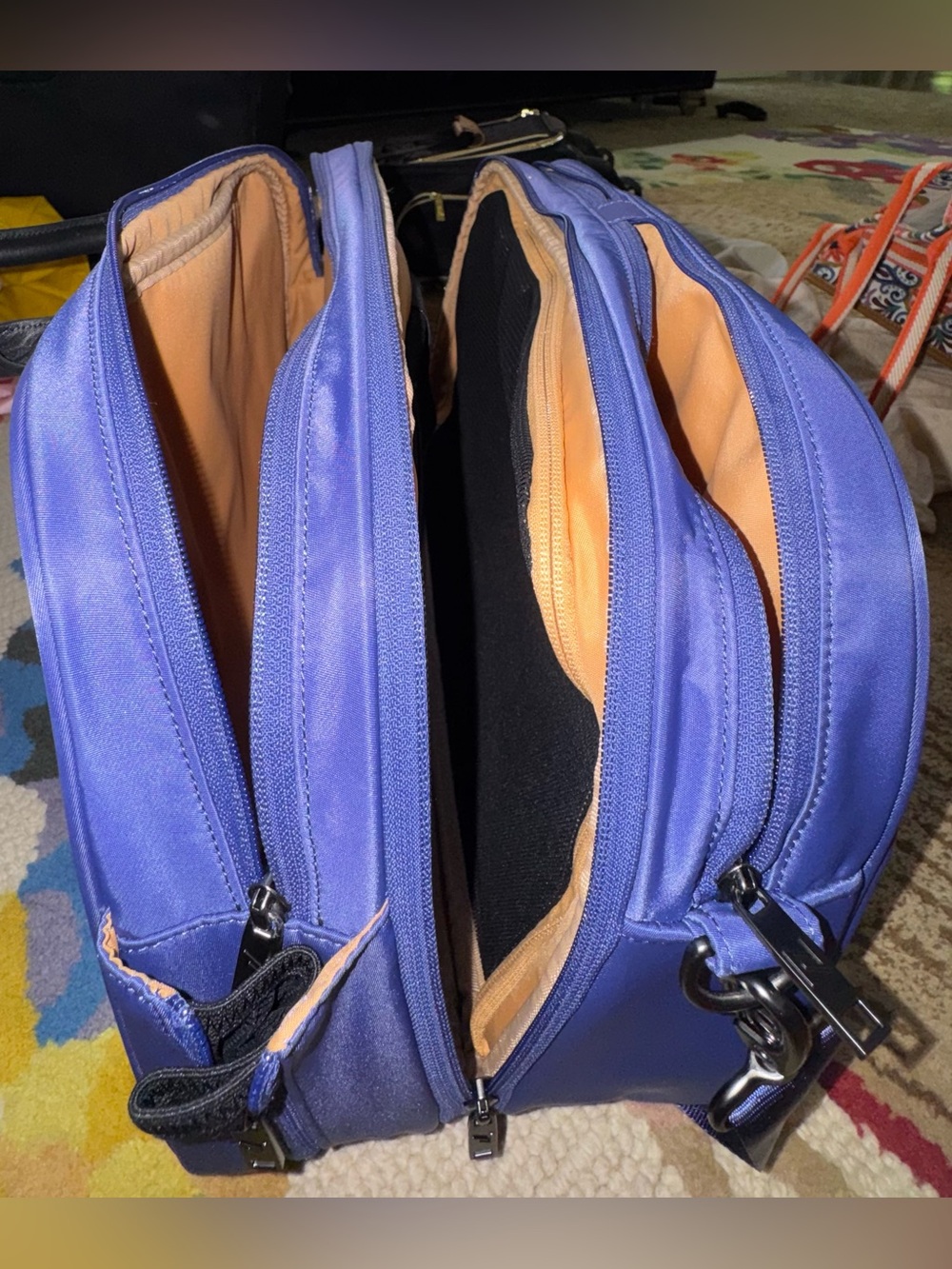 Nomad Lane Venetian Violet Bento Bag Flight Approved Tech Weekender - Picture 4 of 4